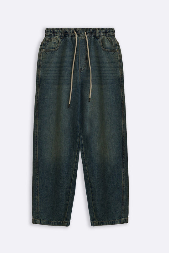 BLUE EASY BARREL JEANS