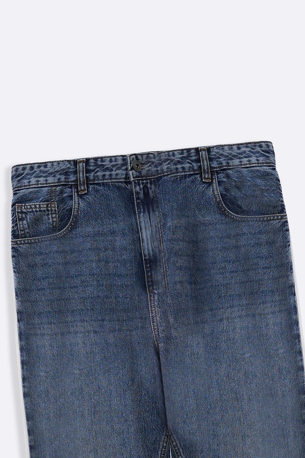 MID BLUE JEANS WITH STRIPE DETAIL