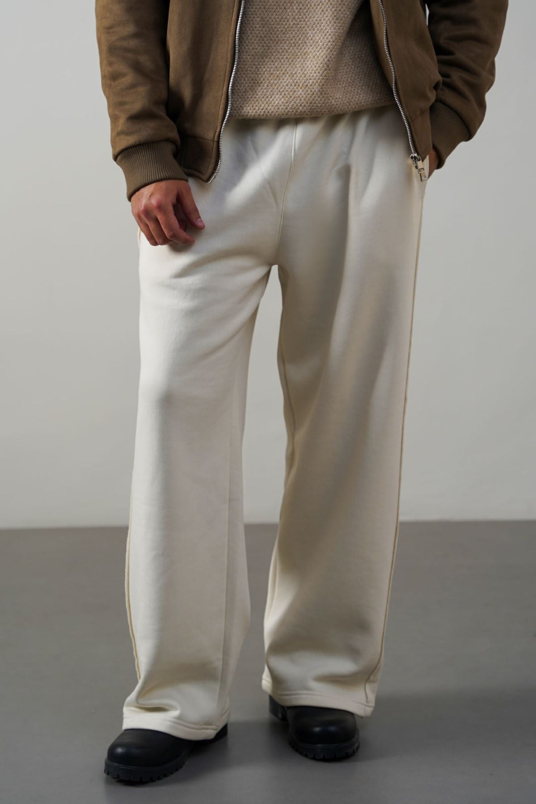 IVORY CLOUD COMFORT TROUSERS
