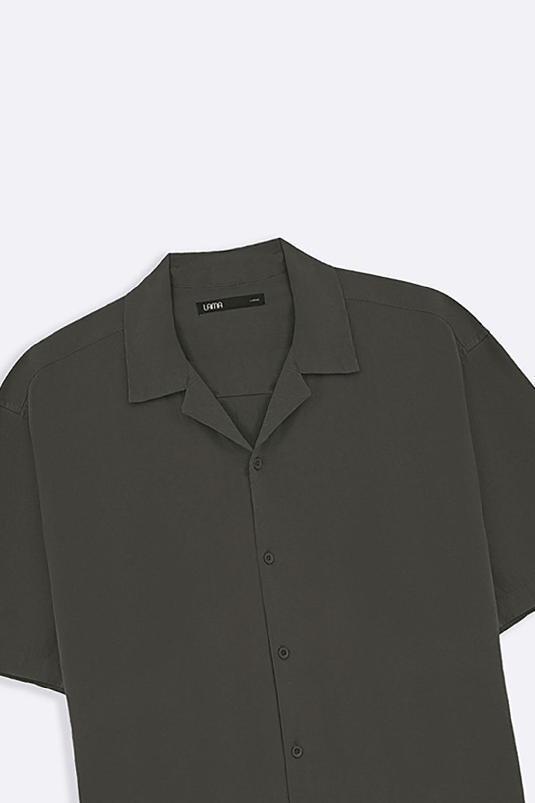 OLIVE RELAXED SAFARI SHIRT