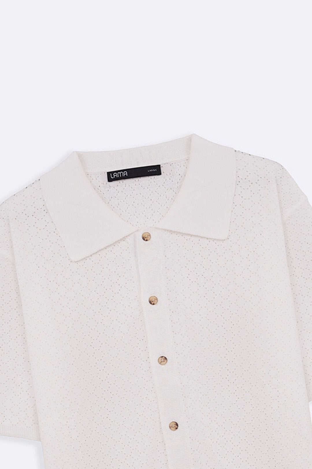 IVORY HAVANA BUTTON-DOWN