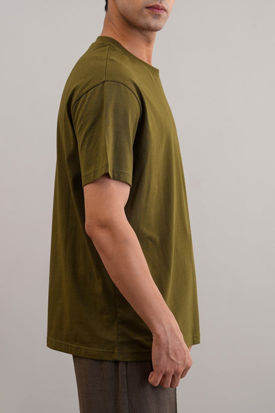 OLIVE CLASSIC COTTON TEE