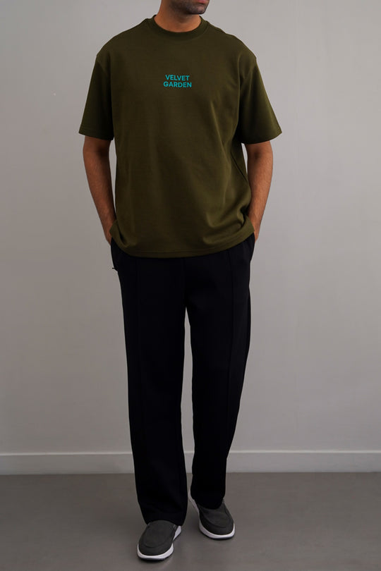 OLIVE CANVAS GARDEN TEE