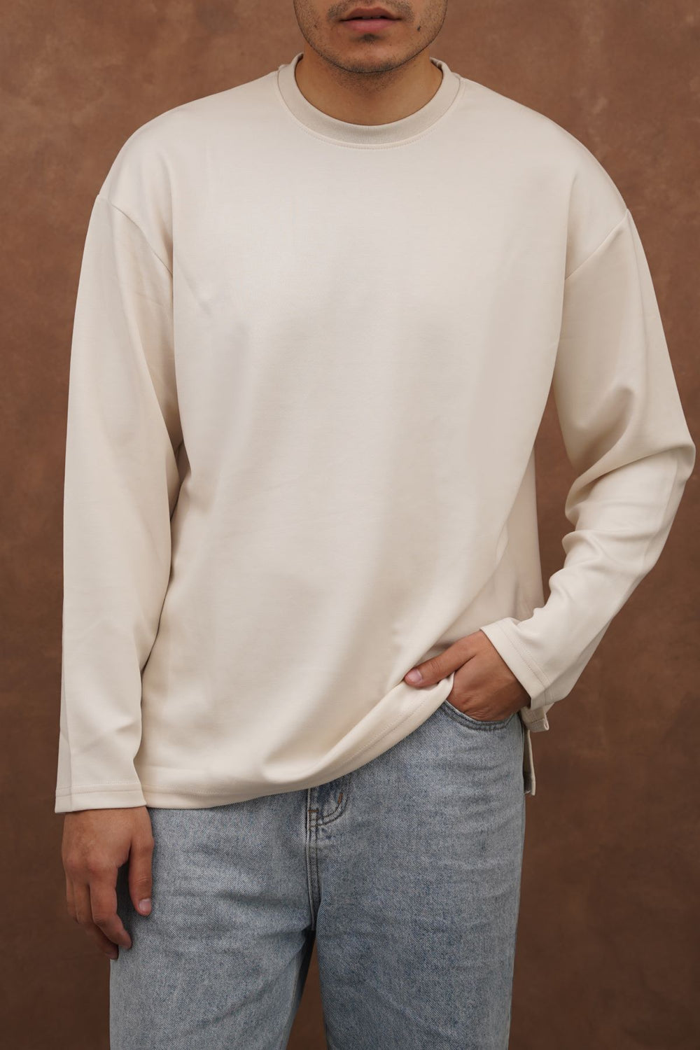 IVORY FULL SLEEVES TEE