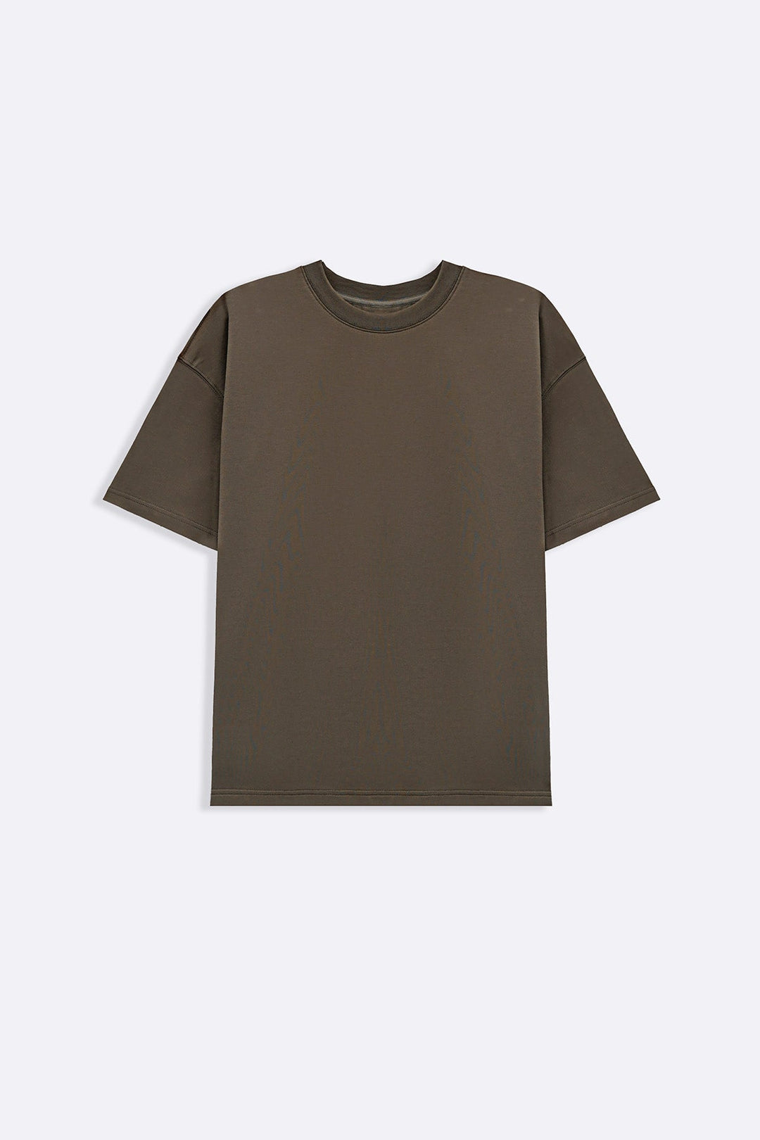 KHAKI OVERSIZED TERRY TEE