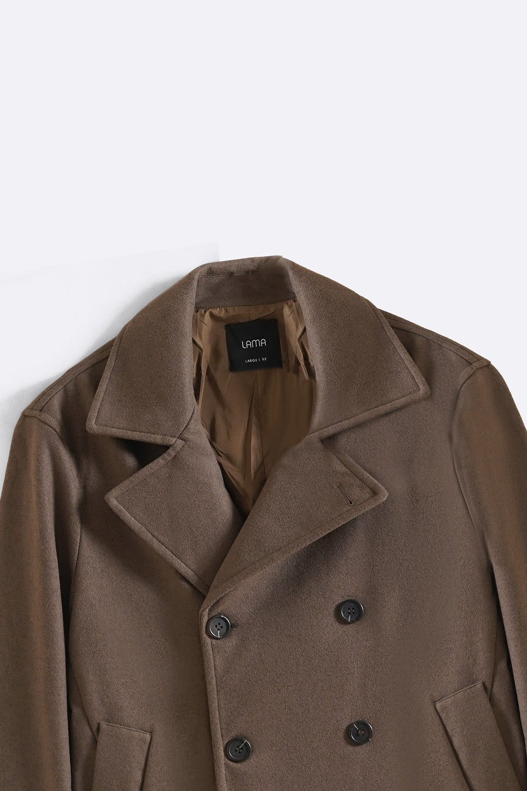 BROWN SAILOR PEACOAT