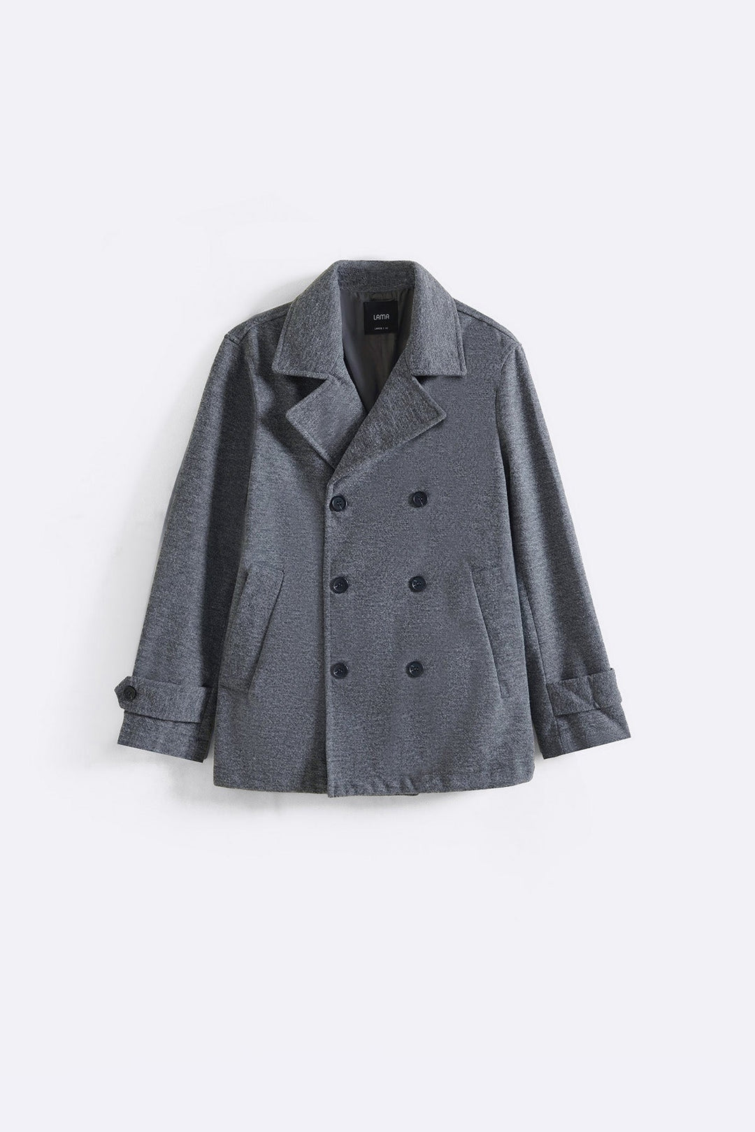 DARK GREY SAILOR PEACOAT