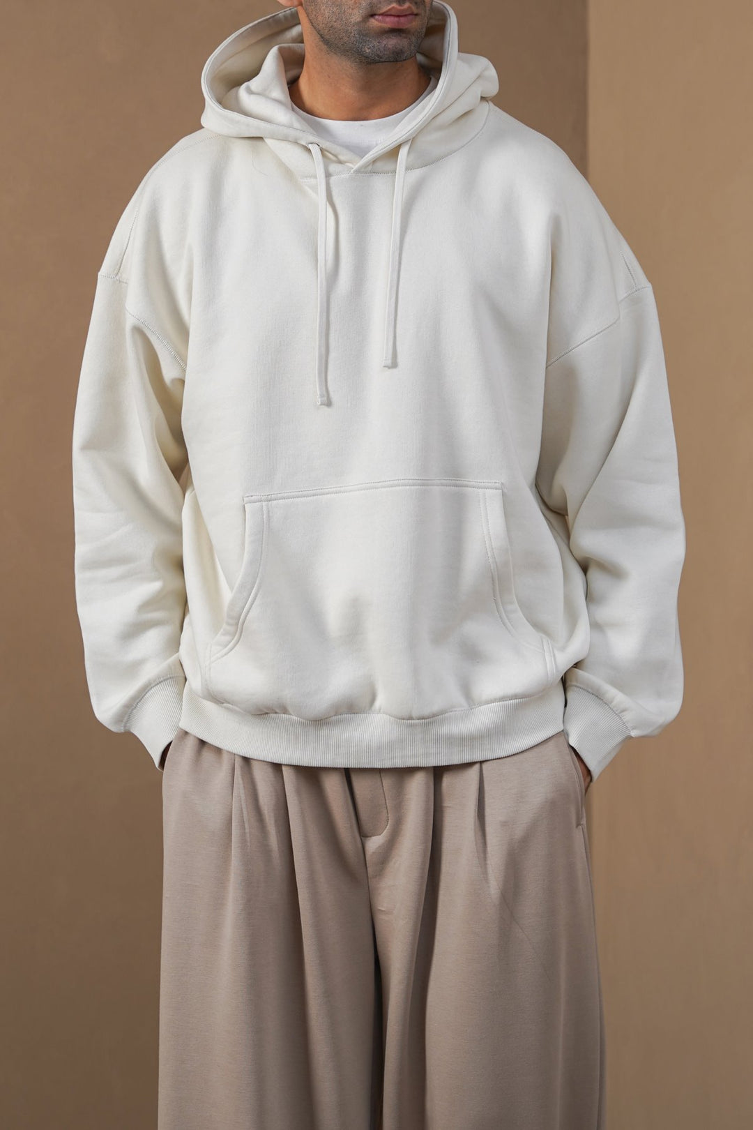 IVORY CLASSIC OVERSIZED HOODIE