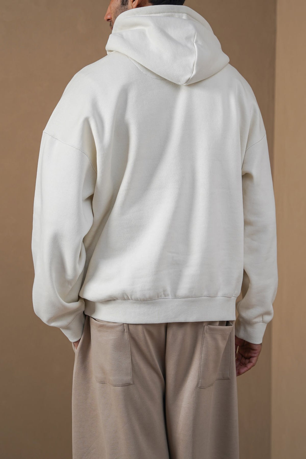 IVORY CLASSIC OVERSIZED HOODIE