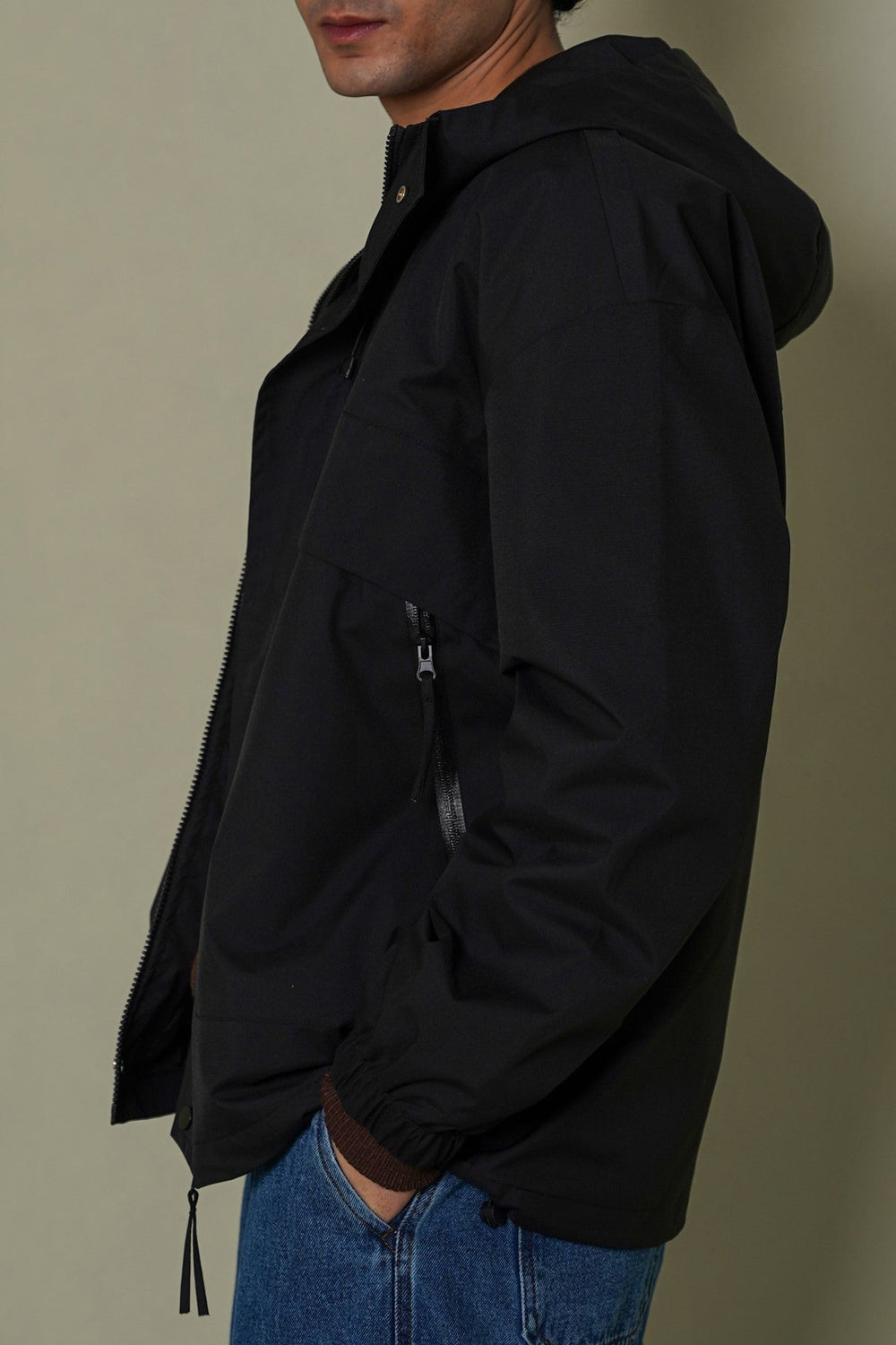 BLACK UTILITY PARKA