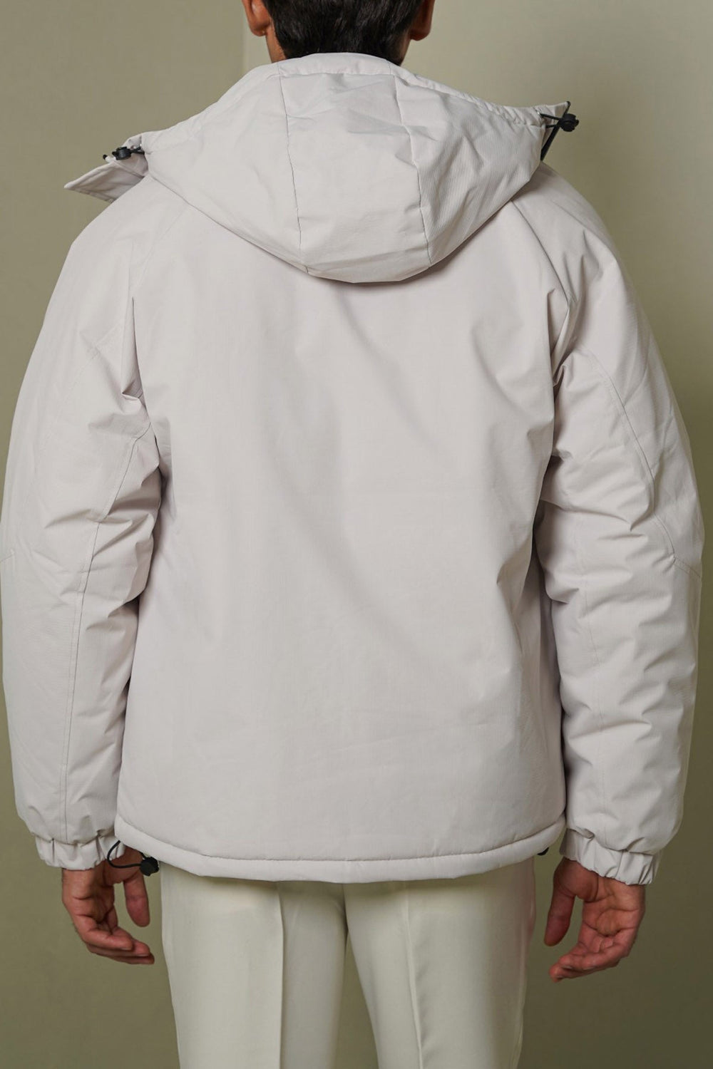 CREAM PADDED PARKA