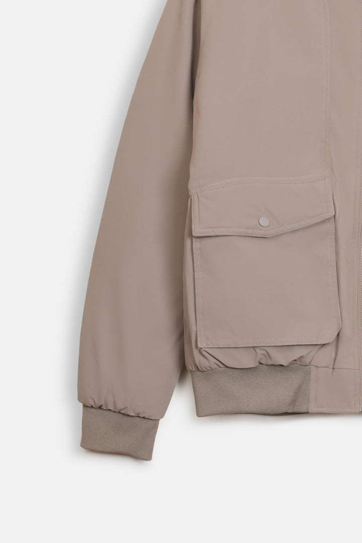 REVERSIBLE BOMBER JACKET