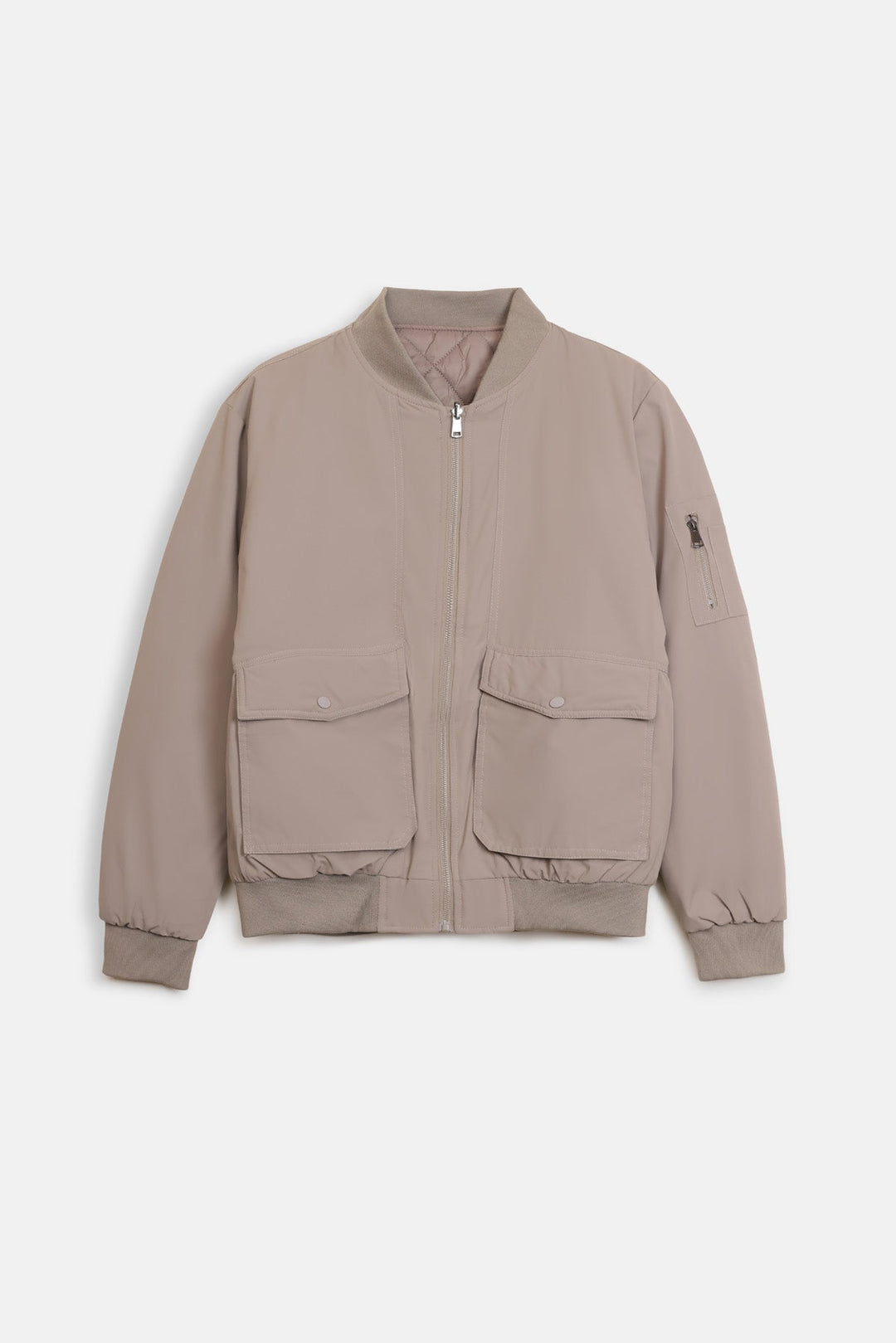 REVERSIBLE BOMBER JACKET