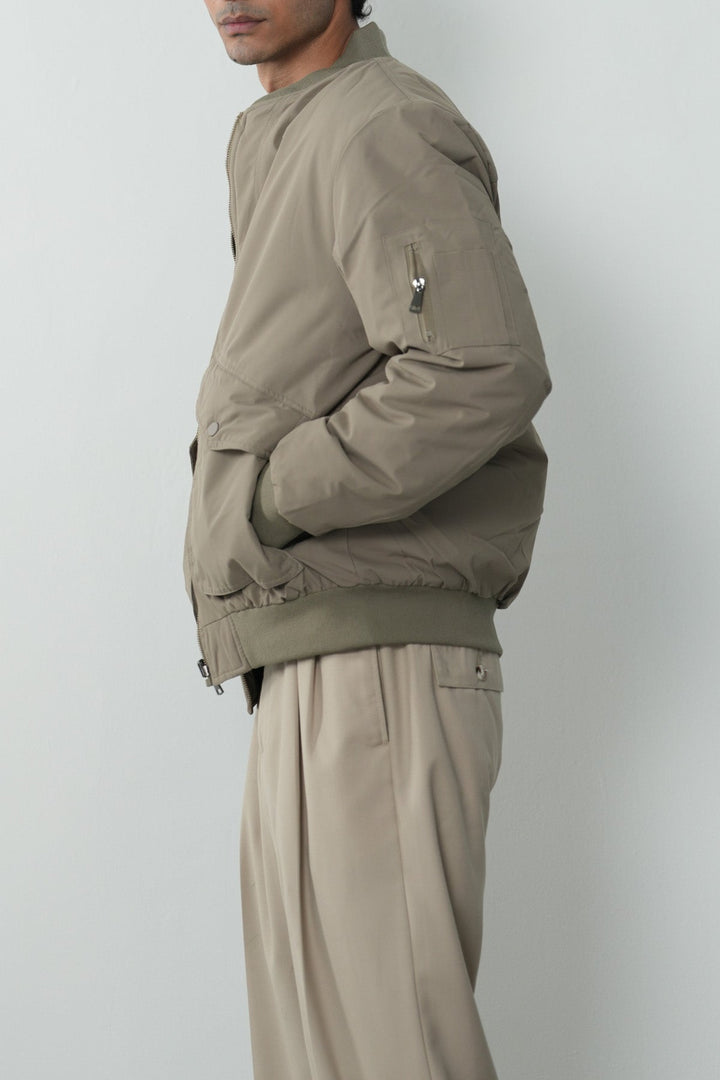 REVERSIBLE BOMBER JACKET