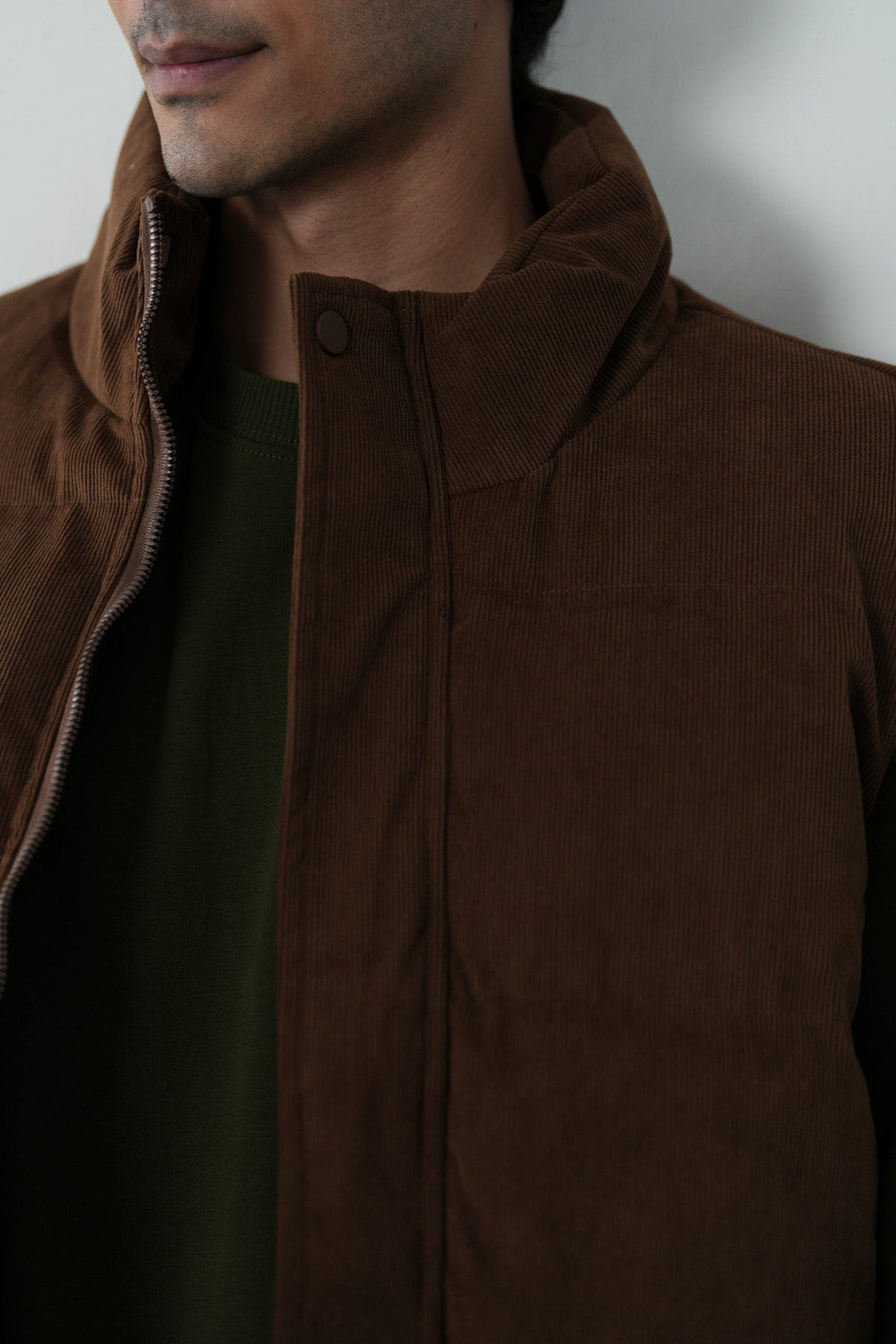 CORDUROY PUFFER GILET