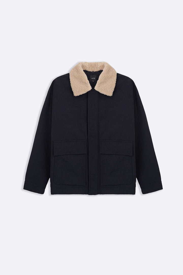 BLACK SPORT SHERPA JACKET