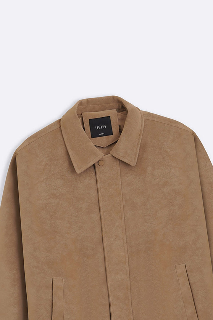 BEIGE TEXTURED JACKET