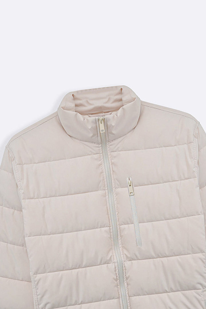 BEIGE EVERYDAY PUFFER JACKET