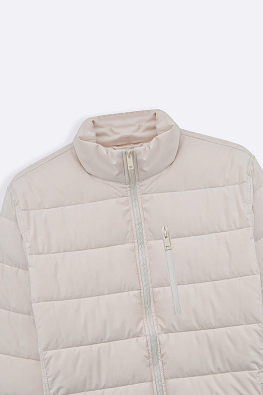 BEIGE EVERYDAY PUFFER JACKET