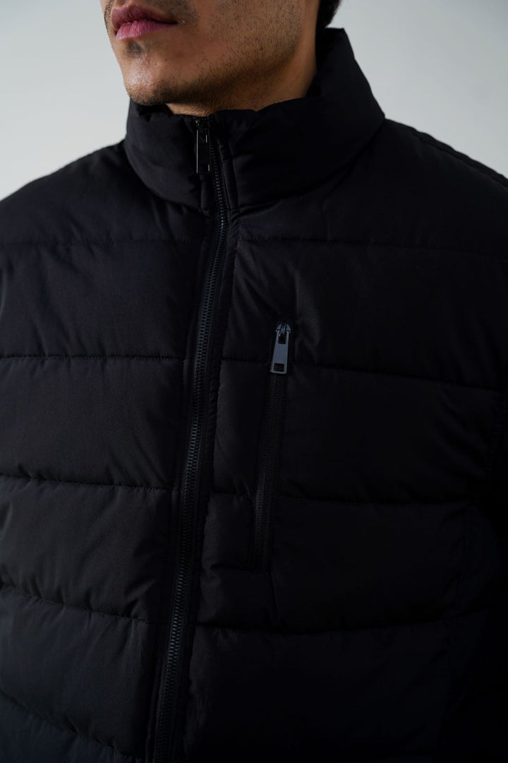 BLACK EVERYDAY PUFFER JACKET