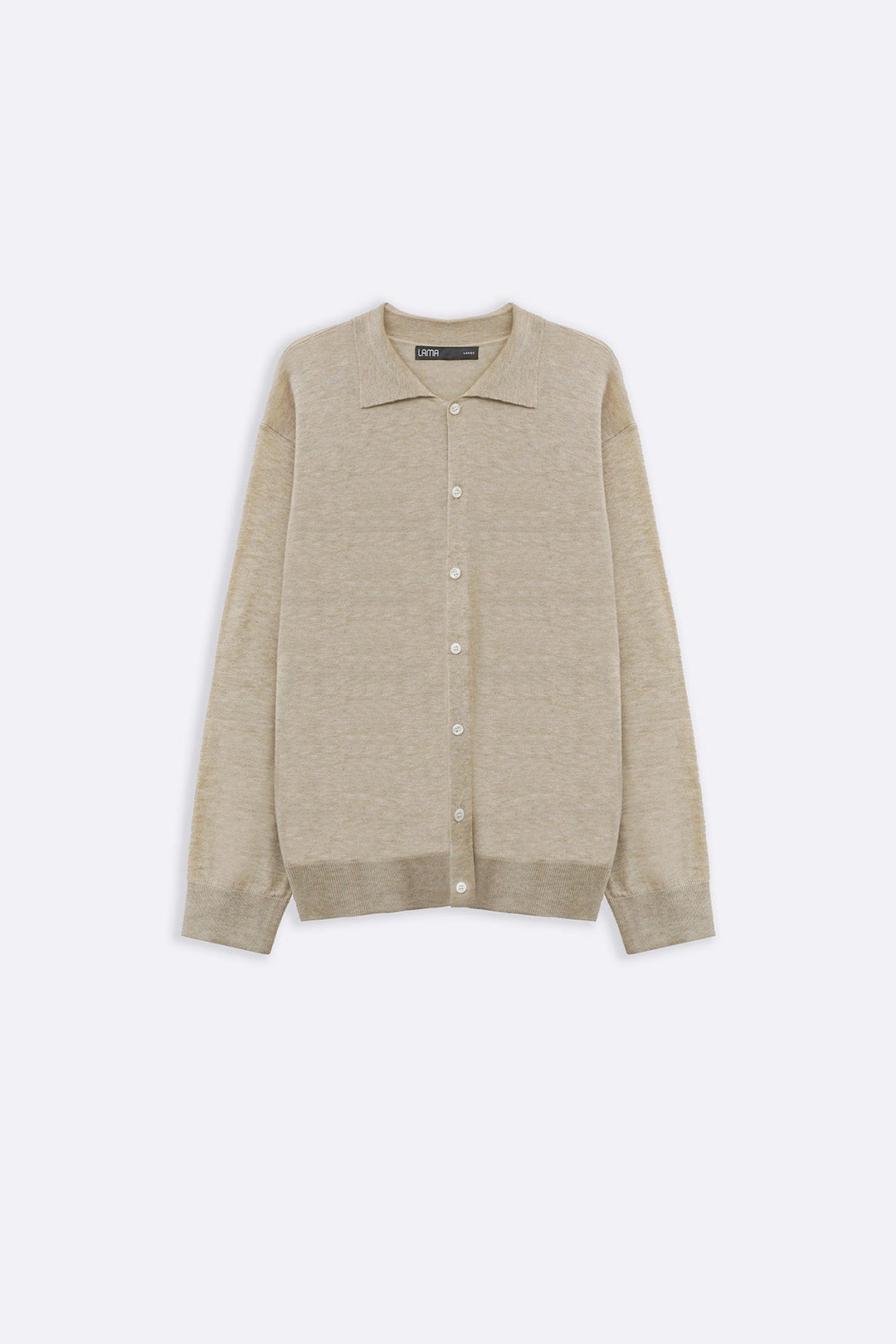 BEIGE CLASSIC CARDIGAN