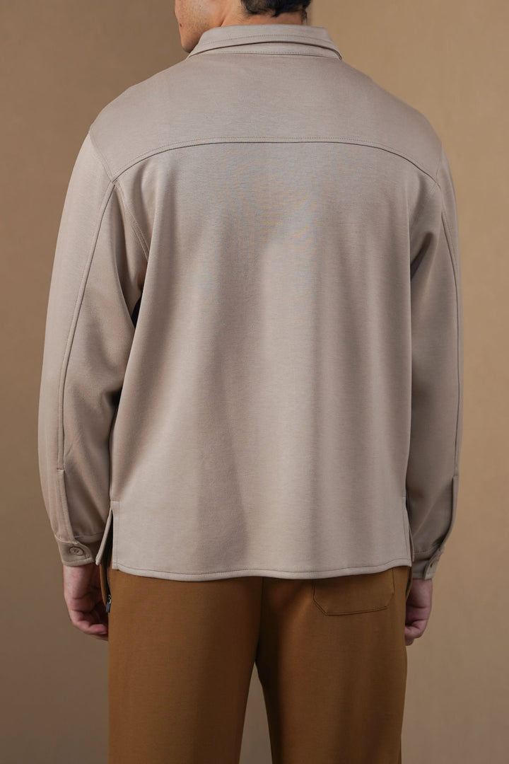 KHAKI CLASSIC SHACKET