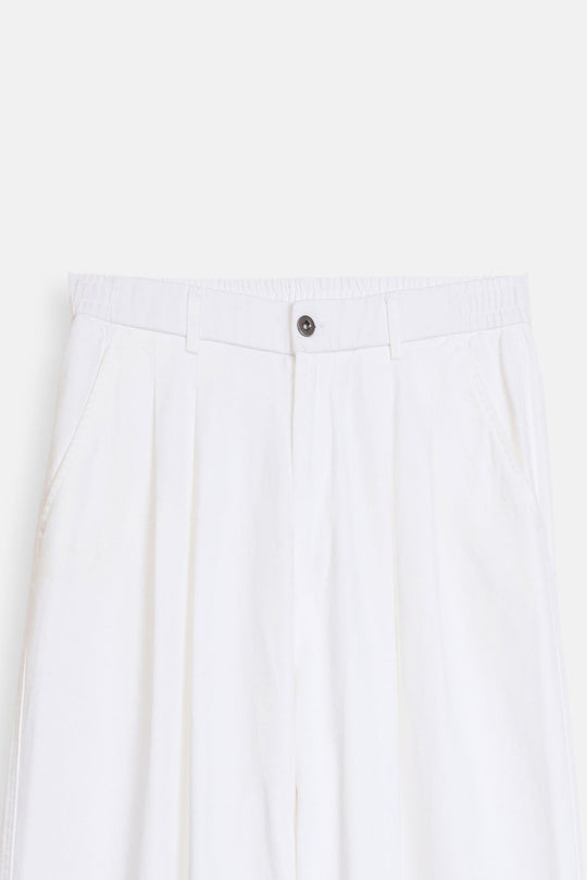 PLEATED BARREL PANTS
