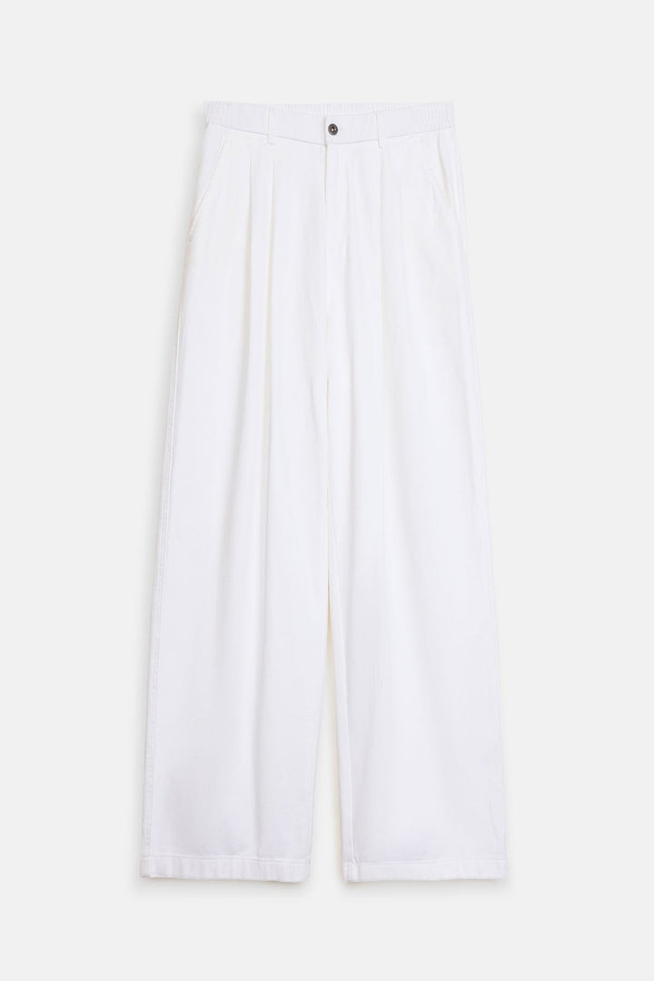 PLEATED BARREL PANTS