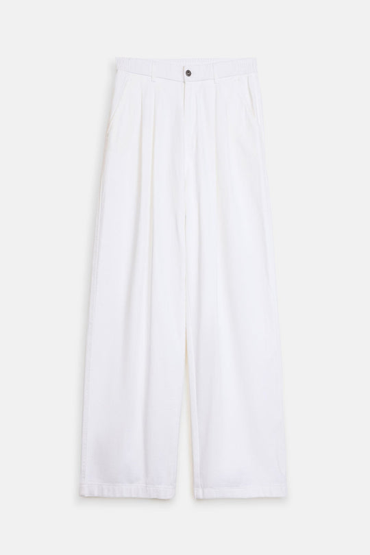 PLEATED BARREL PANTS