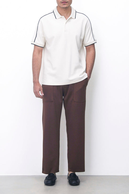 BROWN RELAXED UTILITY PANTS
