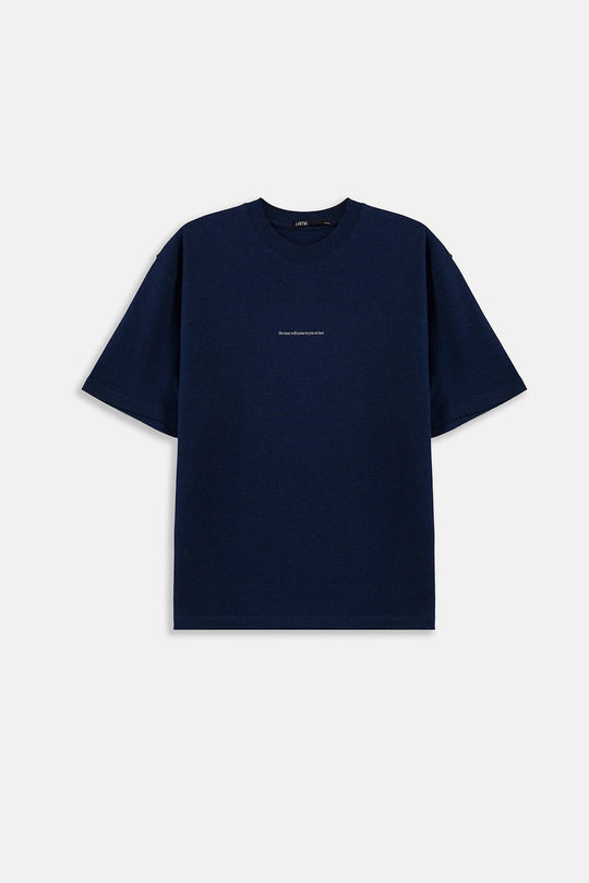 MID BLUE-WORDS HAVE TWO MEANINGS TEE