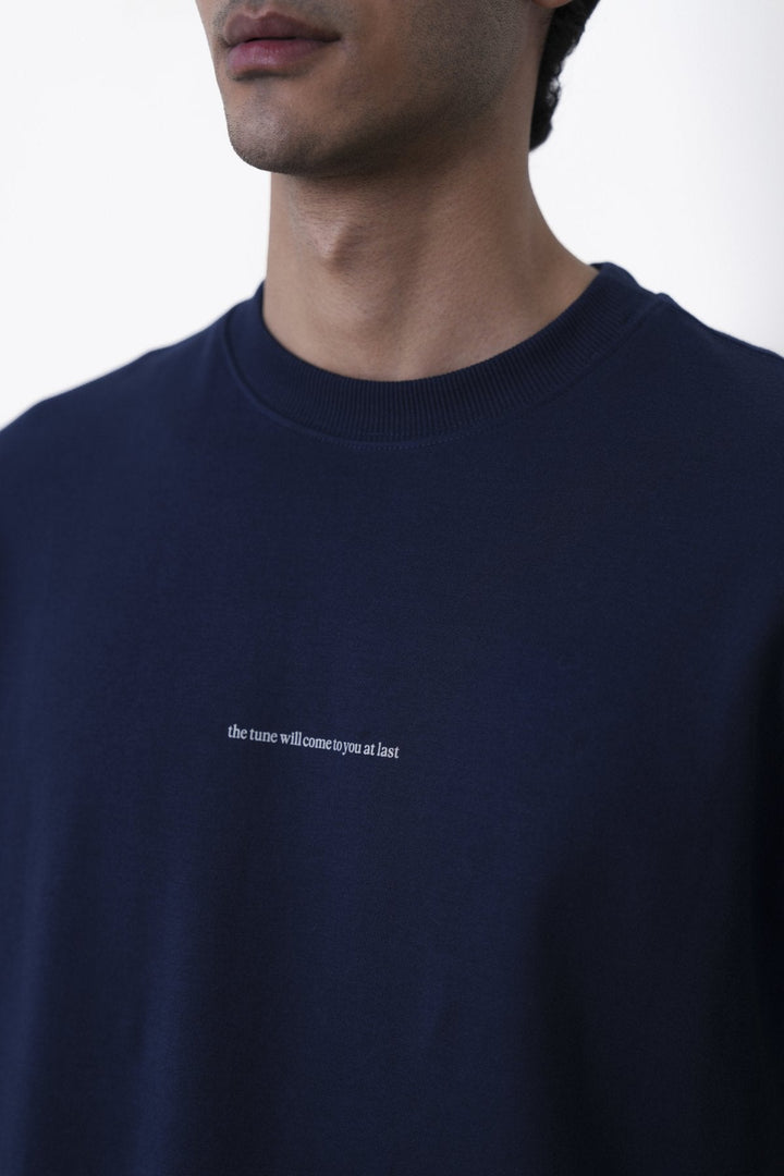 MID BLUE-WORDS HAVE TWO MEANINGS TEE
