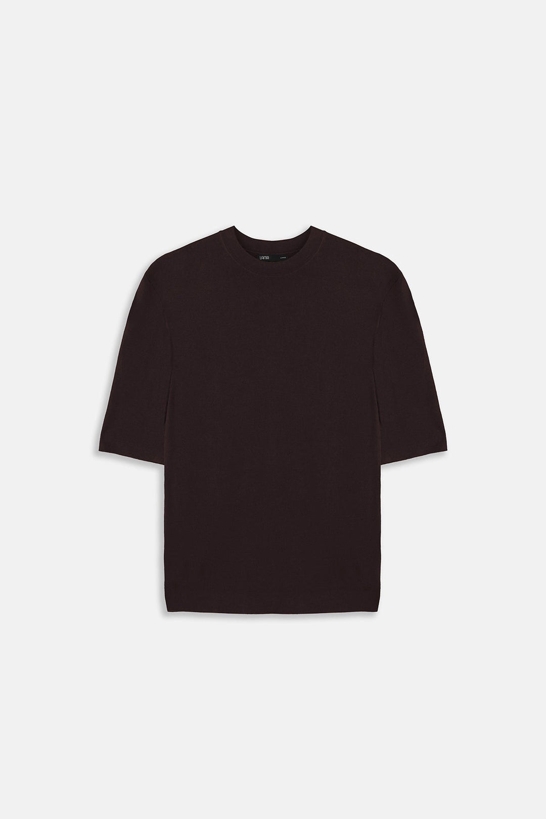 BROWN CLASSIC CREW TEE