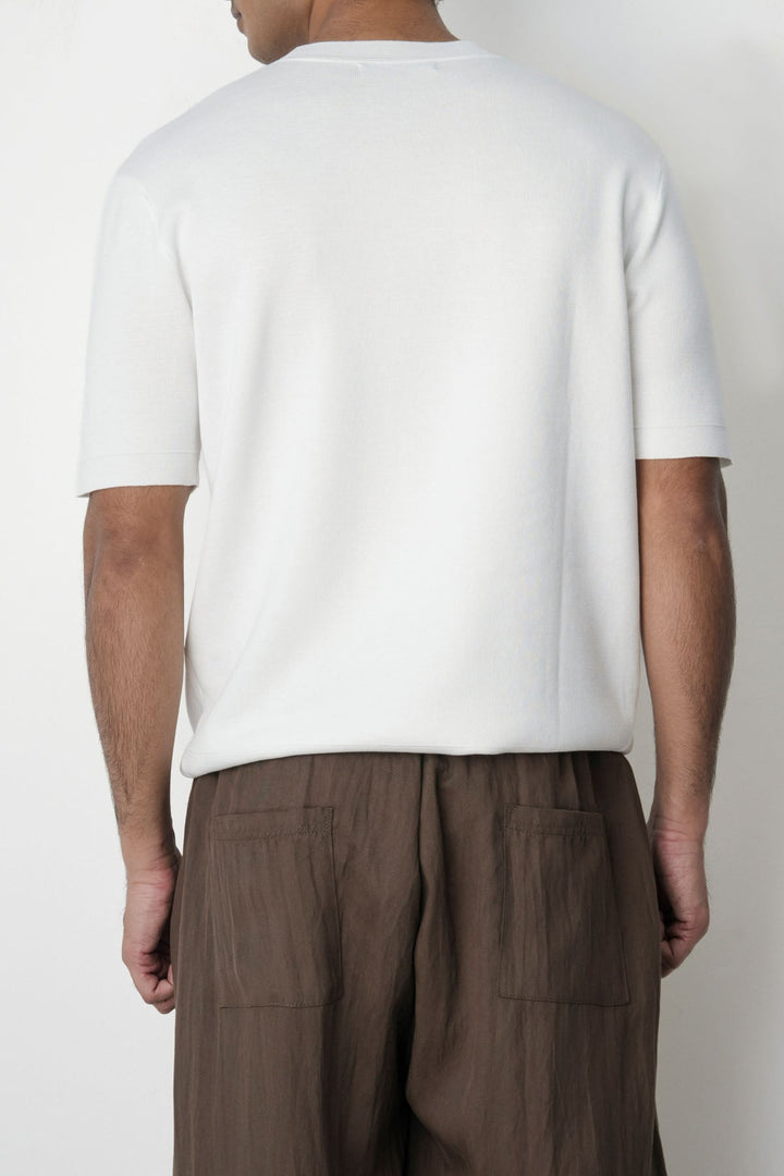 WHITE CLASSIC CREW TEE