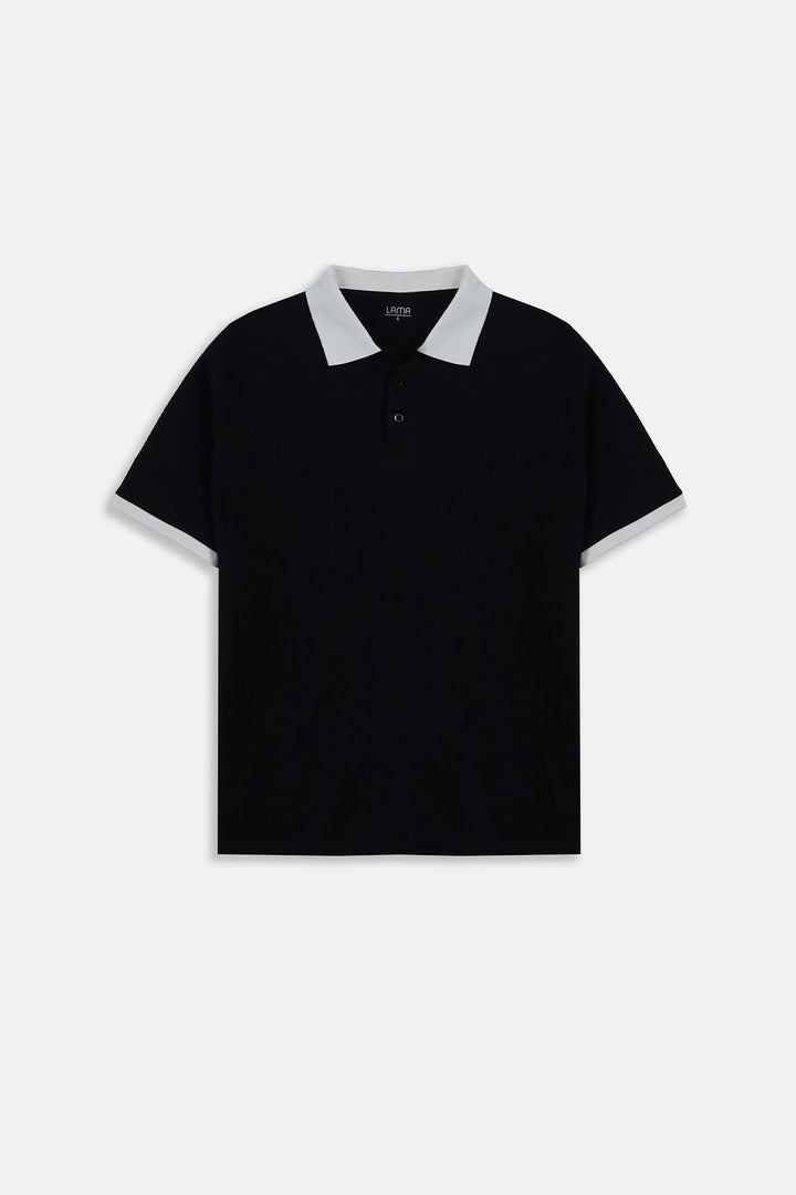 BLACK-HERITAGE CONTRAST POLO