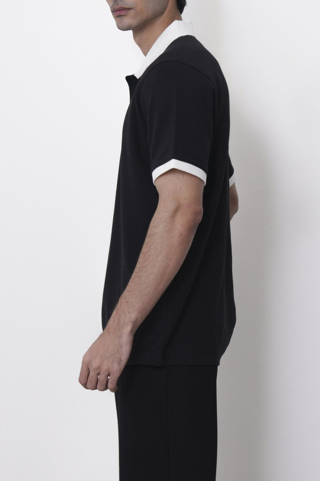 BLACK-HERITAGE CONTRAST POLO
