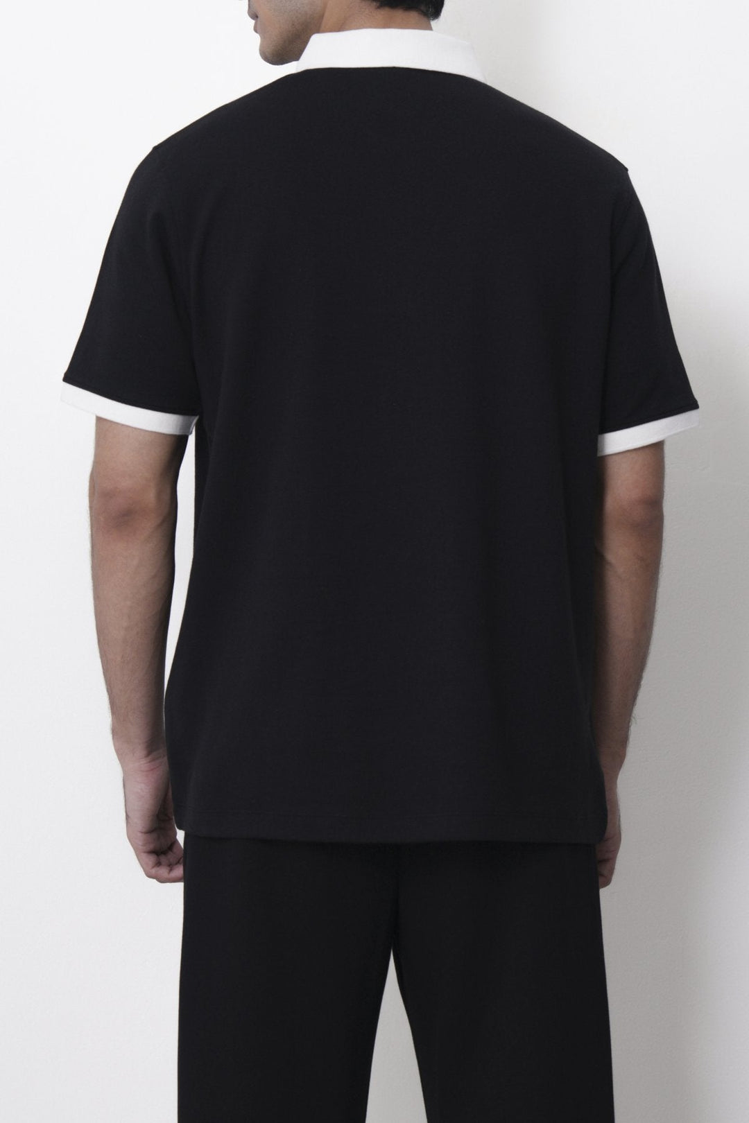 BLACK-HERITAGE CONTRAST POLO