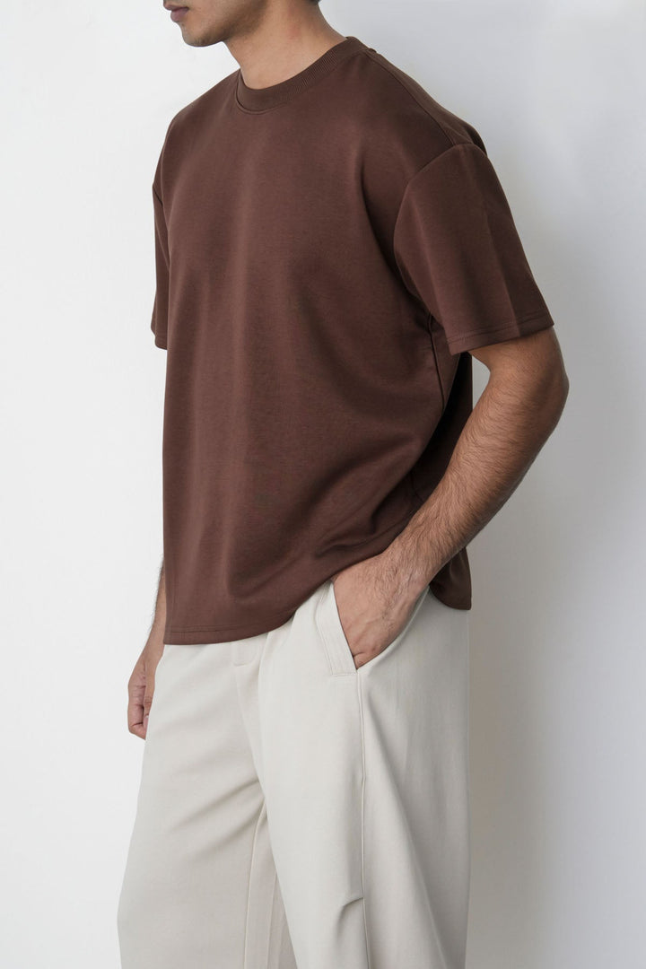 BROWN OFF-DUTY TEE