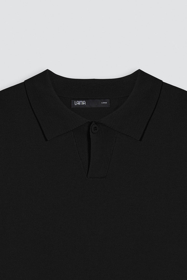 BLACK JHONNY COLLAR POLO