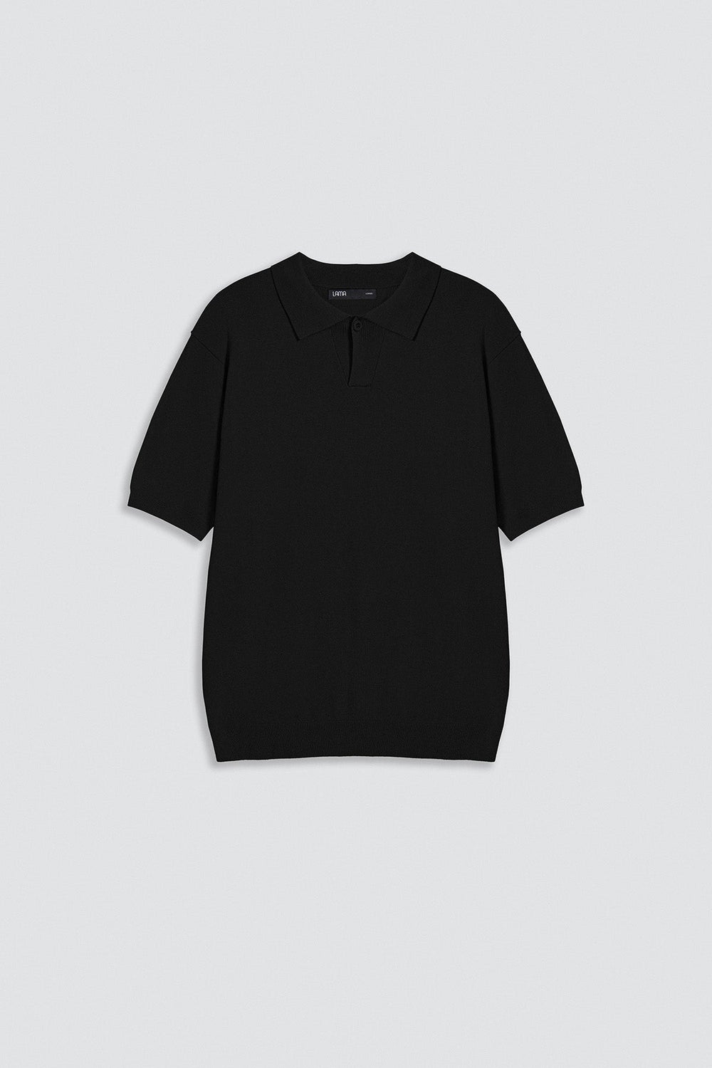 BLACK JHONNY COLLAR POLO