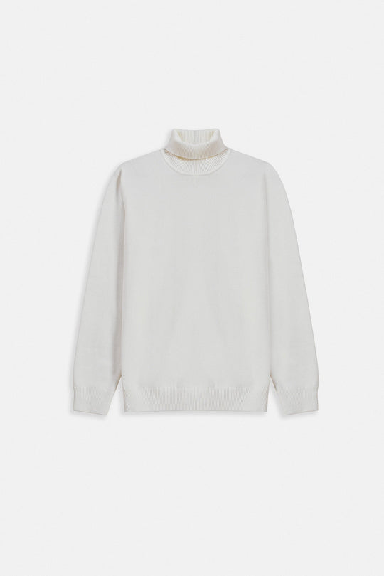 OFF WHITE ESSENTIAL TURTLENECK