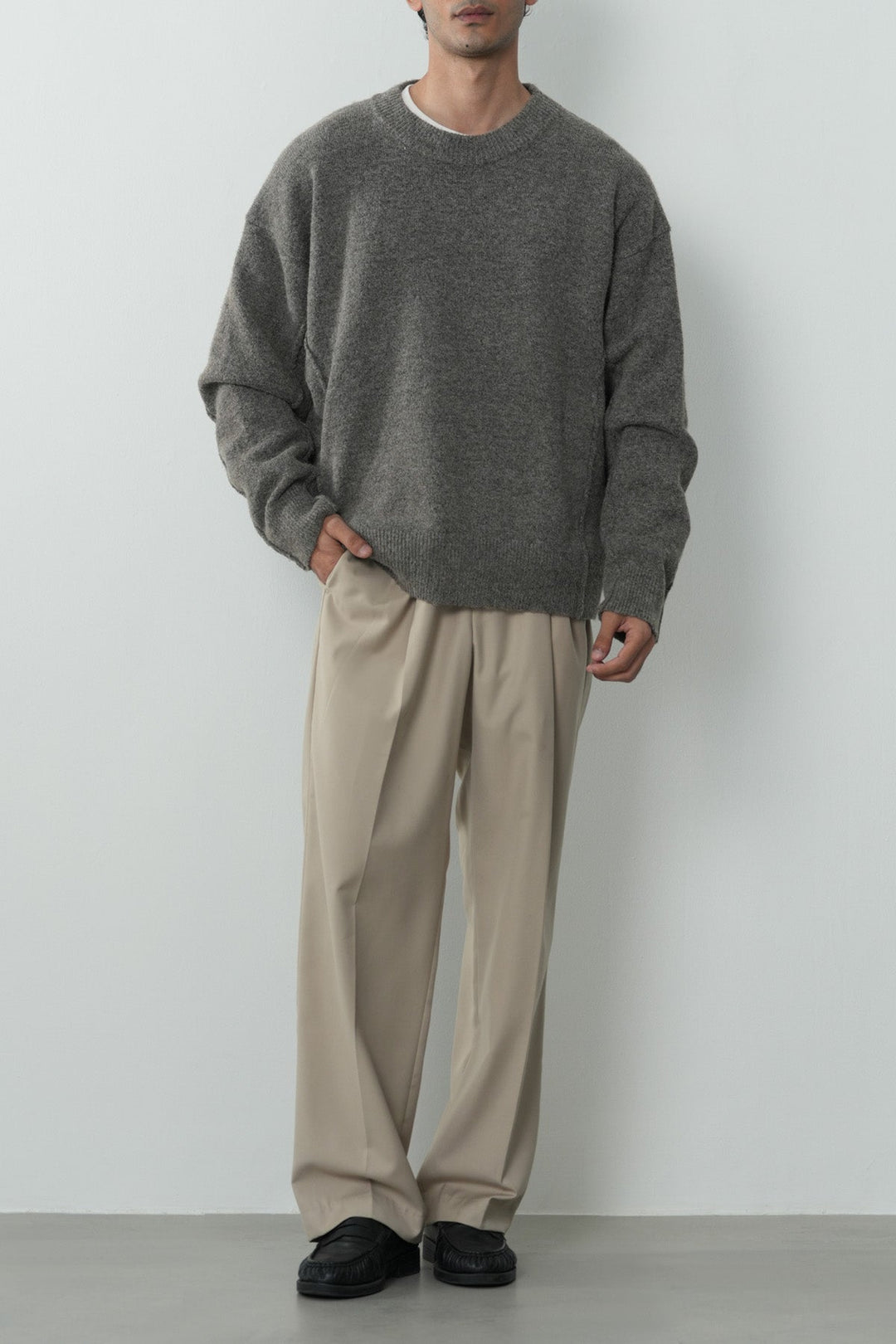 ESSENTIAL MELANGE SWEATER