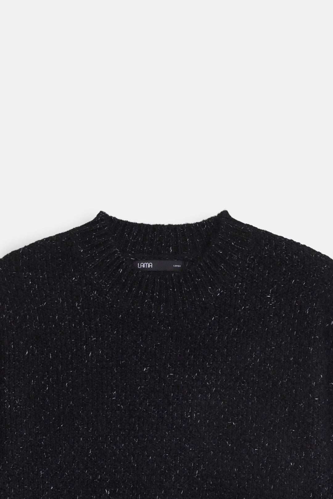 FLECKED CREW NECK SWEATER