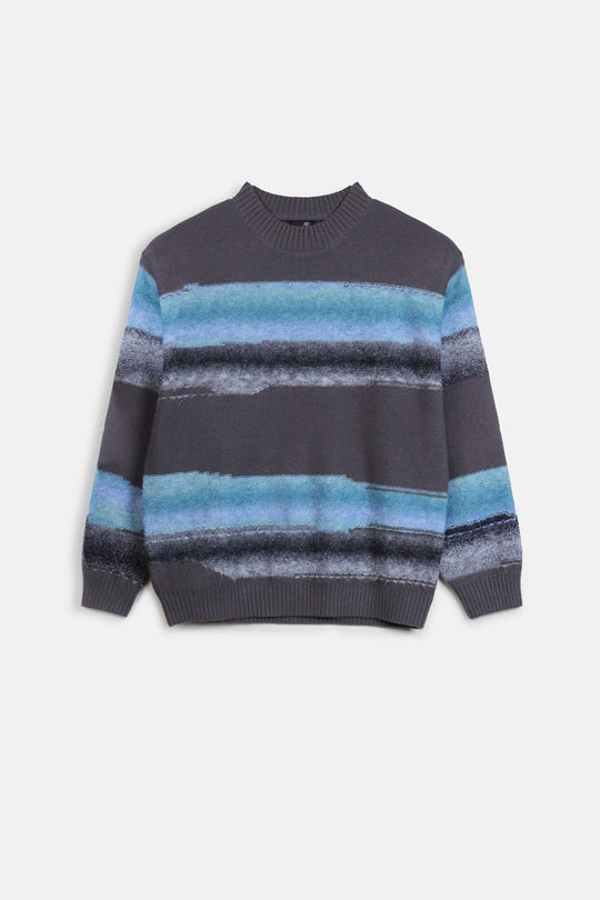 TONAL STRIPE SWEATER
