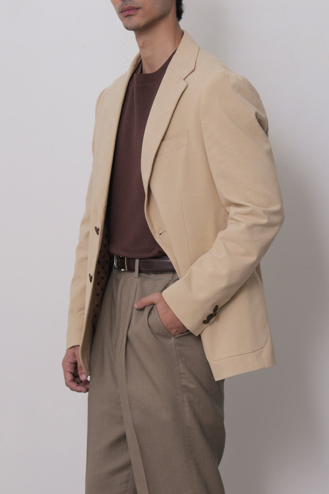 CLASSIC COTTON BLAZER
