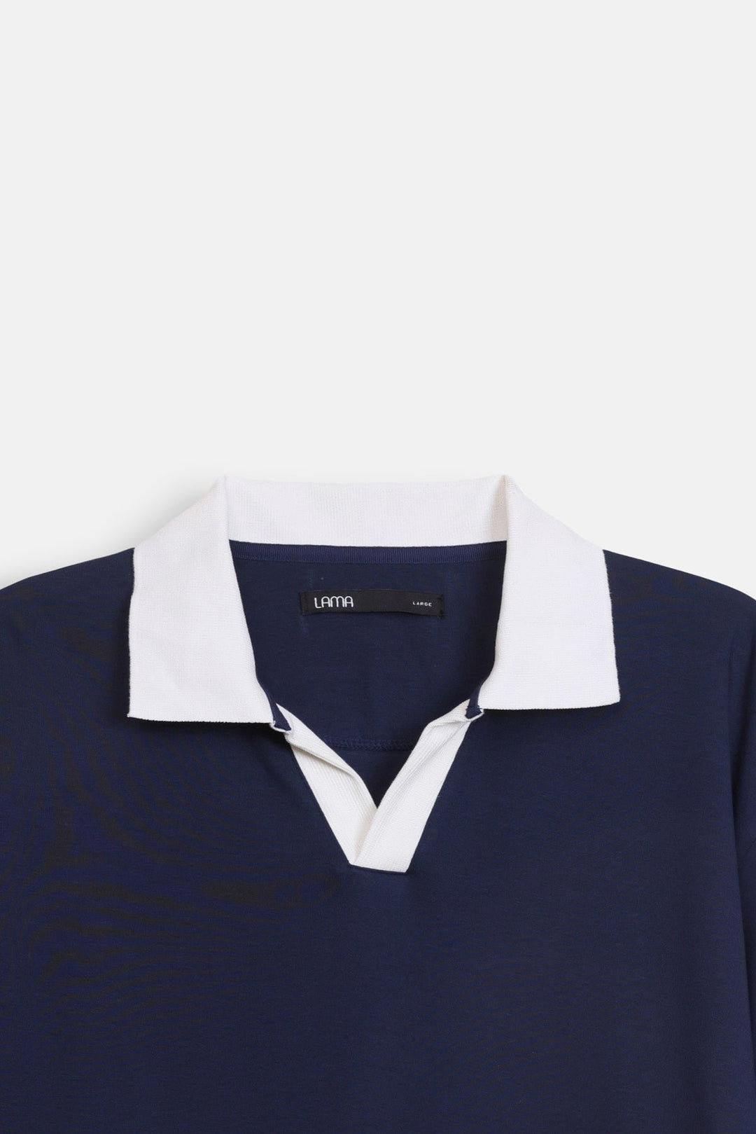 CONTRASTING EASY COLLAR POLO