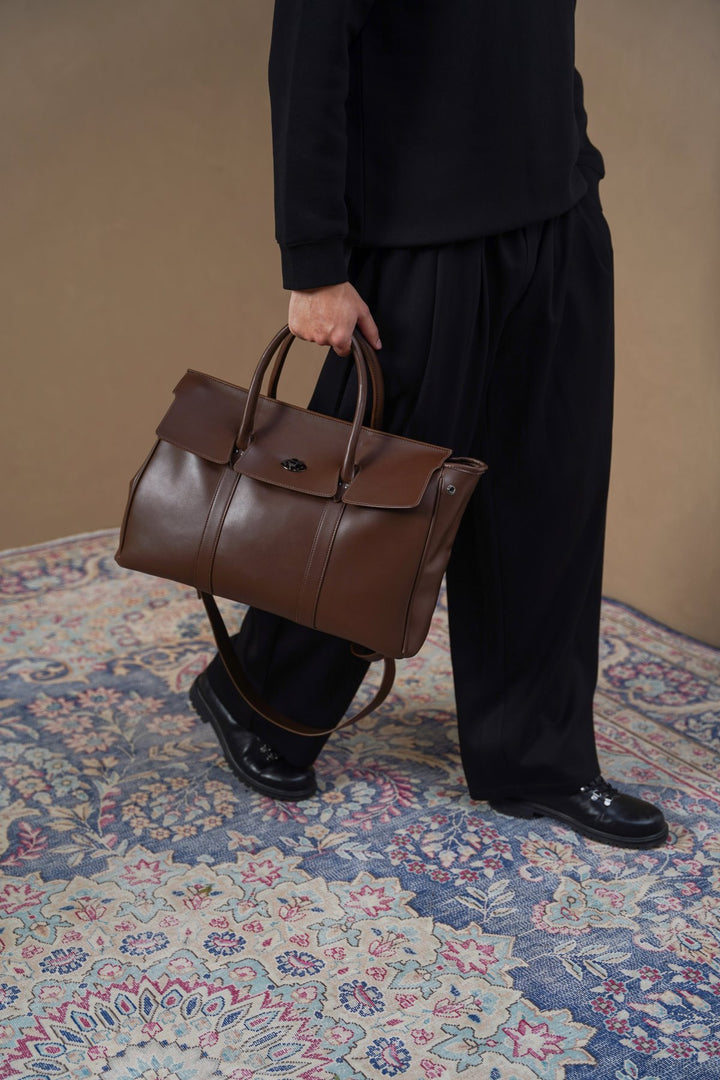 BROWN STUDIO TOTE