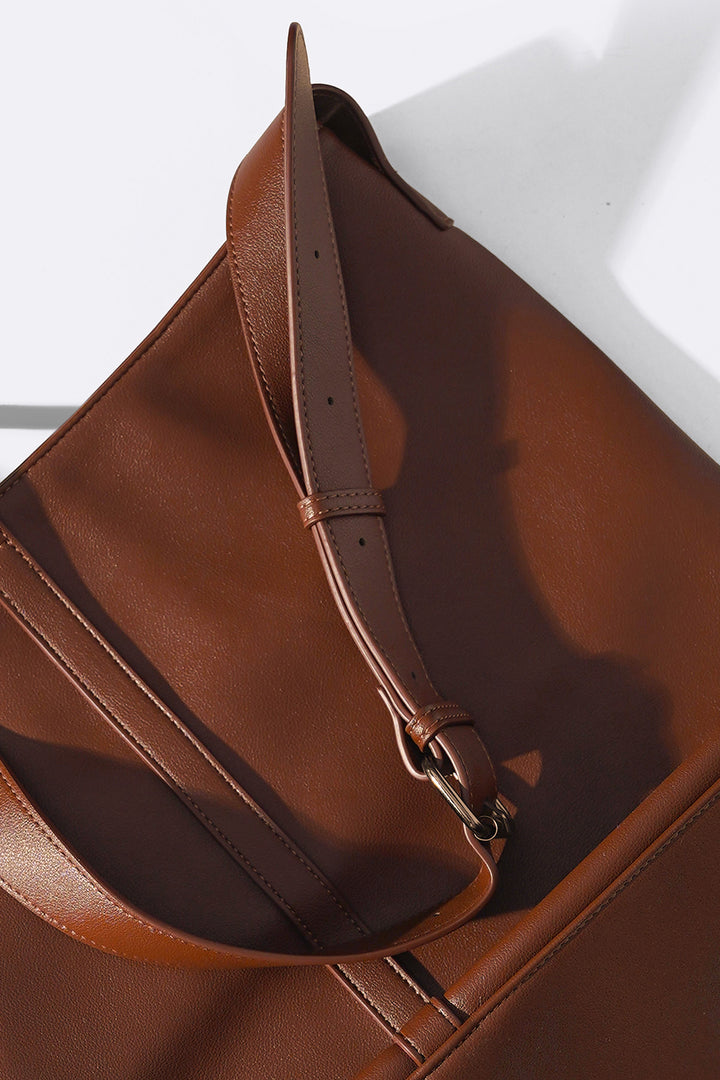 BROWN CITY SLOUCH BAG