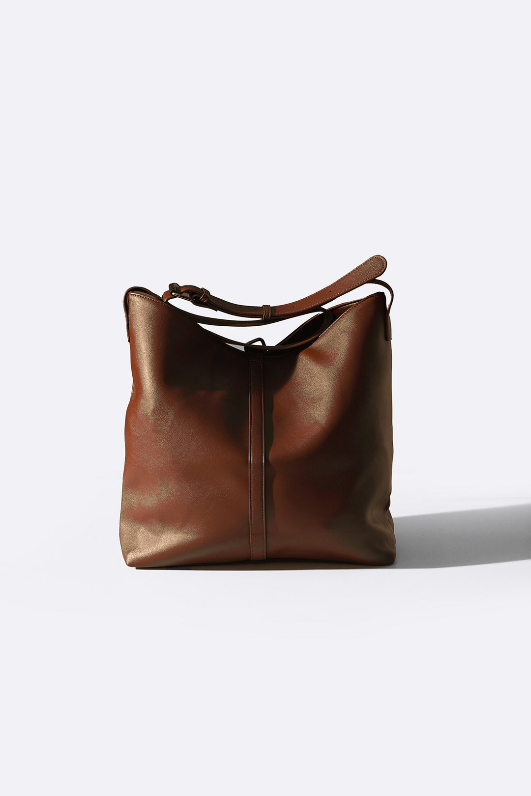 BROWN CITY SLOUCH BAG