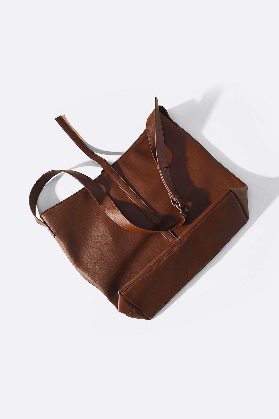 BROWN CITY SLOUCH BAG